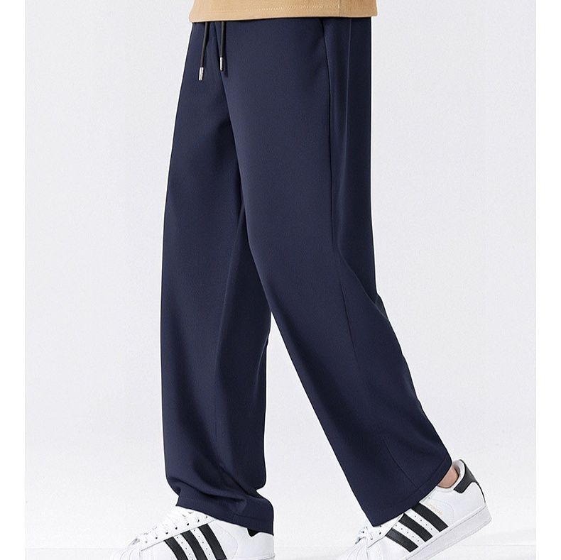 スポーツパンツ ゆったりシルエットワイドロングパンツ