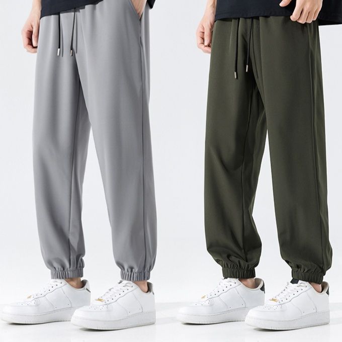 スポーツパンツ やわらか快適ロングスポーツパンツ