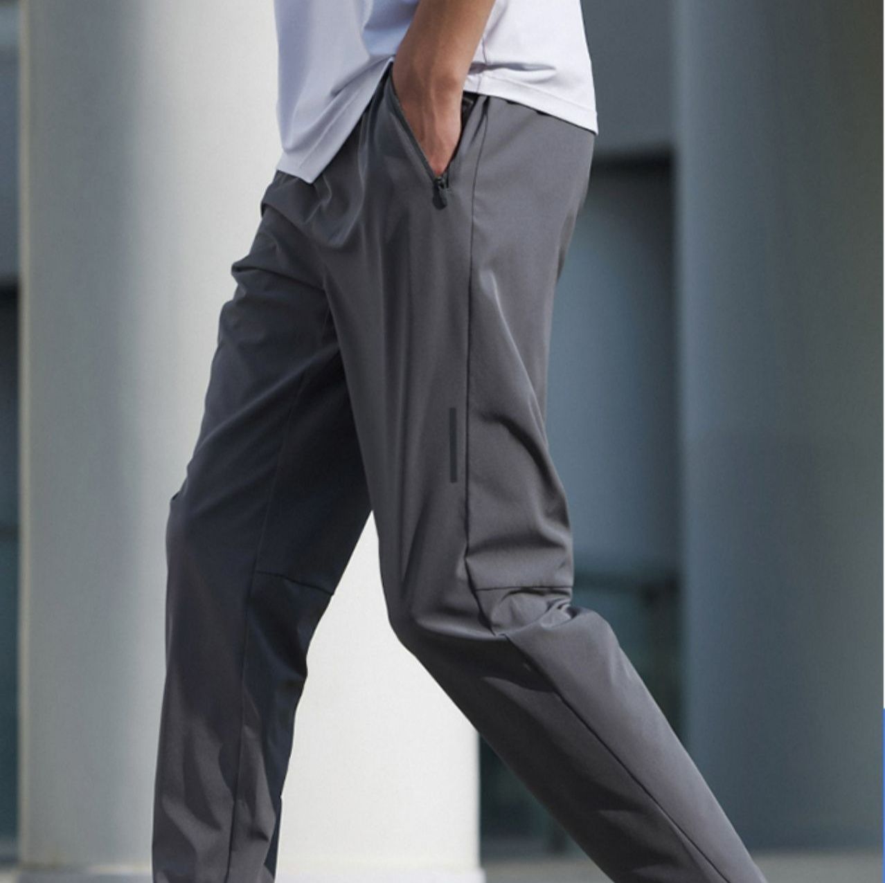 スポーツパンツ 快適ストレッチロングパンツ