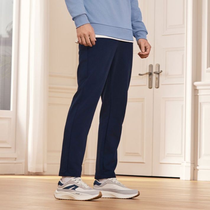 スポーツパンツ シンプル洗練ロングスポーツパンツ