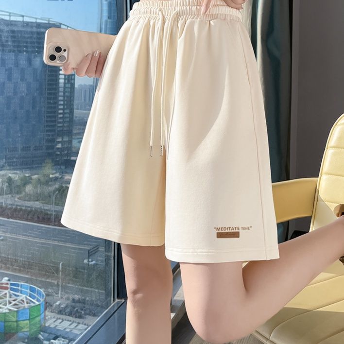 スポーツパンツ シンプル筆記体デザインスポーツショート