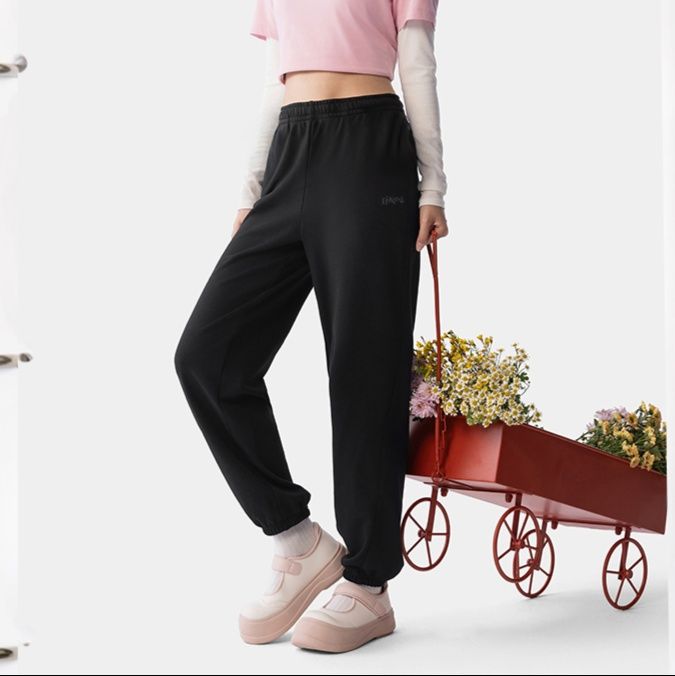スポーツパンツ やわらか素材 ゆったりロングパンツ