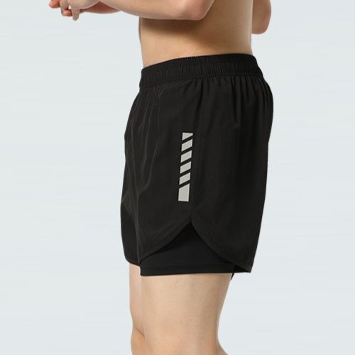 スポーツパンツ 二重構造クールランニングショート