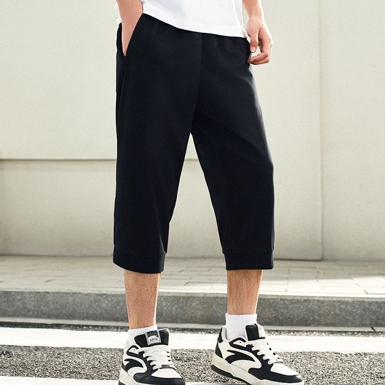 スポーツパンツ 軽快スタイル七分丈スポーツパンツ