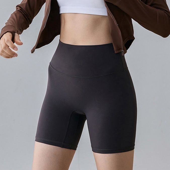 スポーツパンツ ハイウエスト引き締めショートパンツ