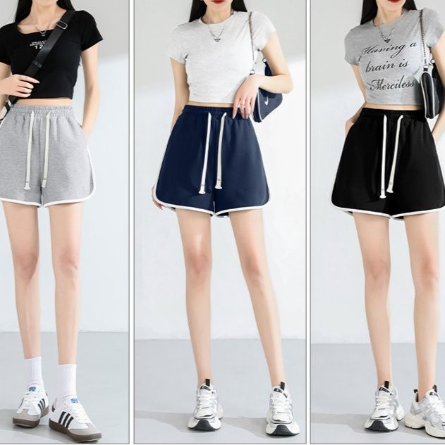スポーツパンツ なめらか素材 ゆったりショート