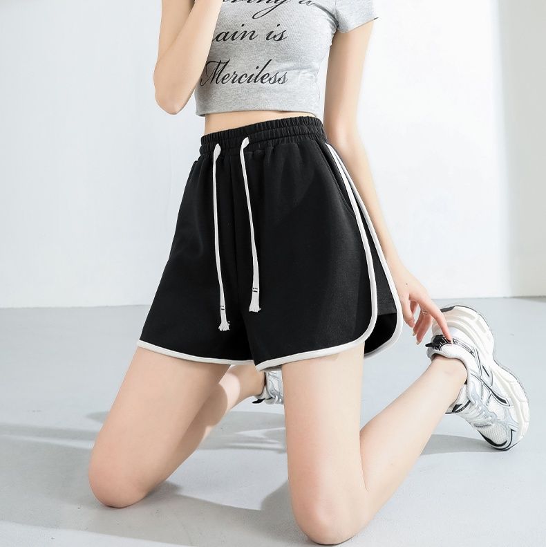 スポーツパンツ なめらか素材 ゆったりショート