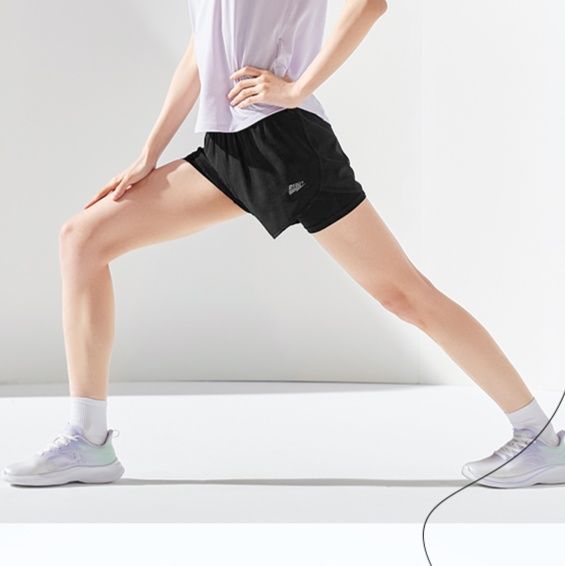 スポーツパンツ 二重構造 速乾ショートパンツ