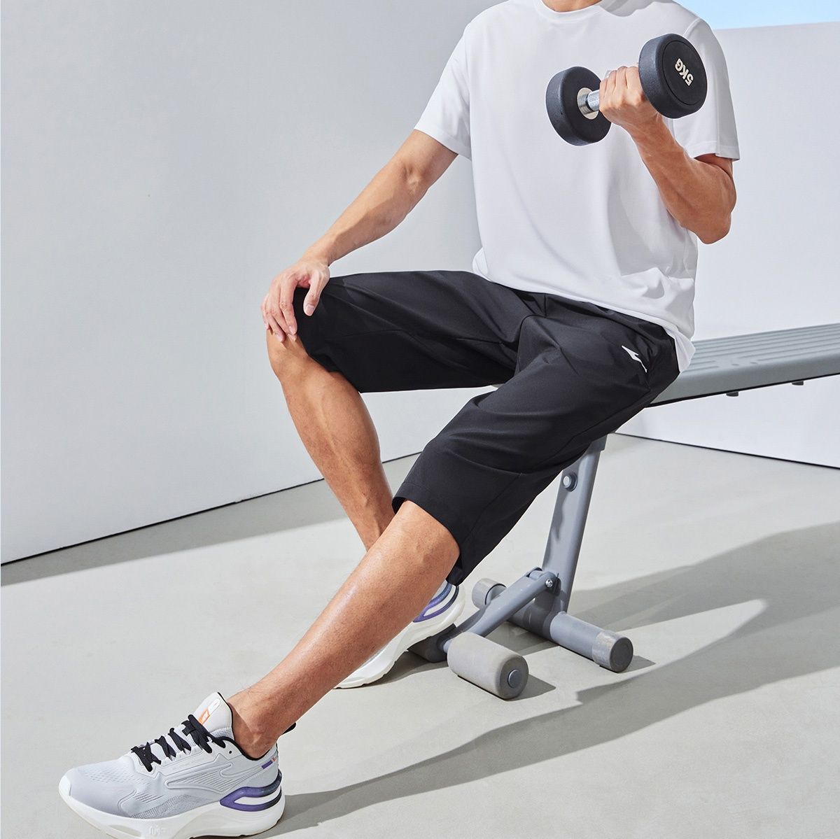 スポーツパンツ 軽快七分丈スポーツショート