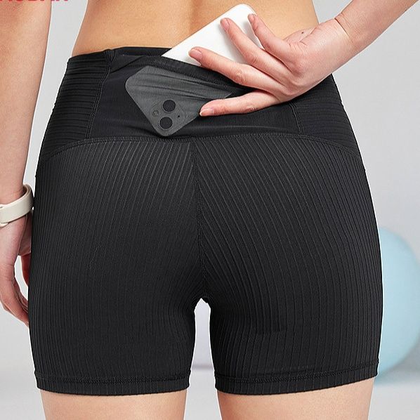 スポーツパンツ 立体リブ編みフィットショート