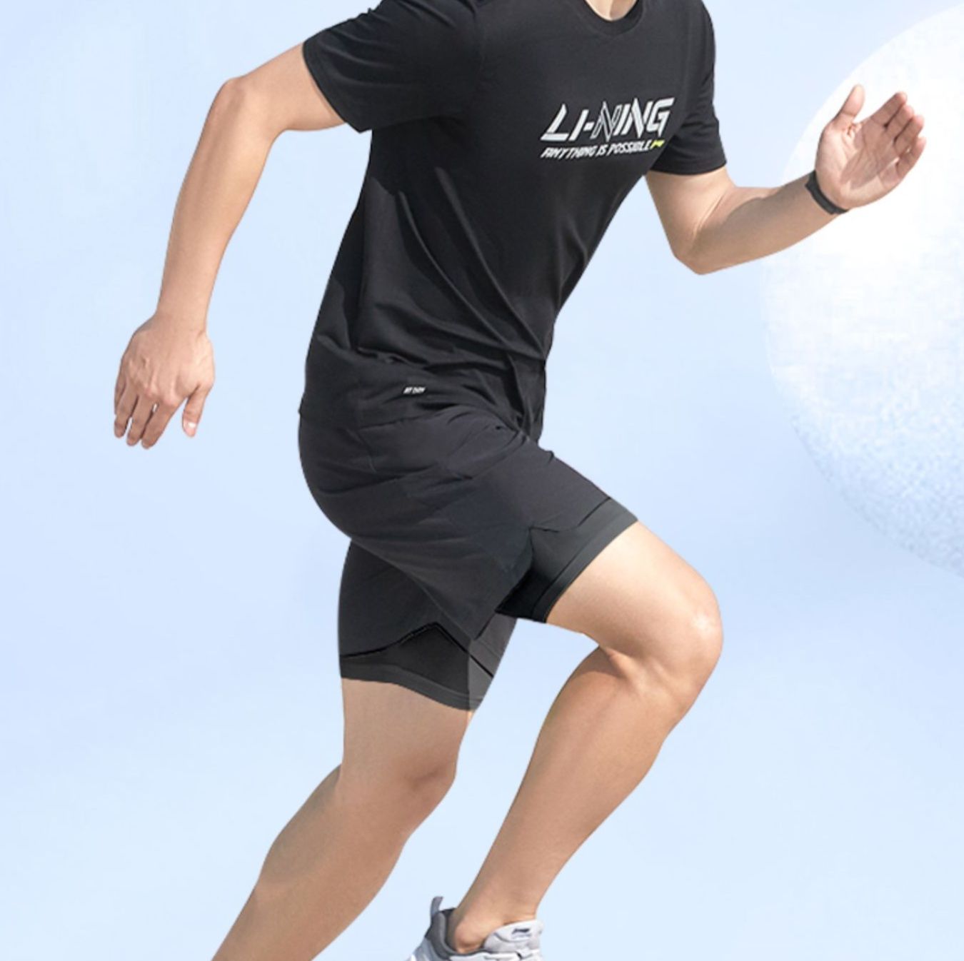 スポーツパンツ 二重構造ランニングショート
