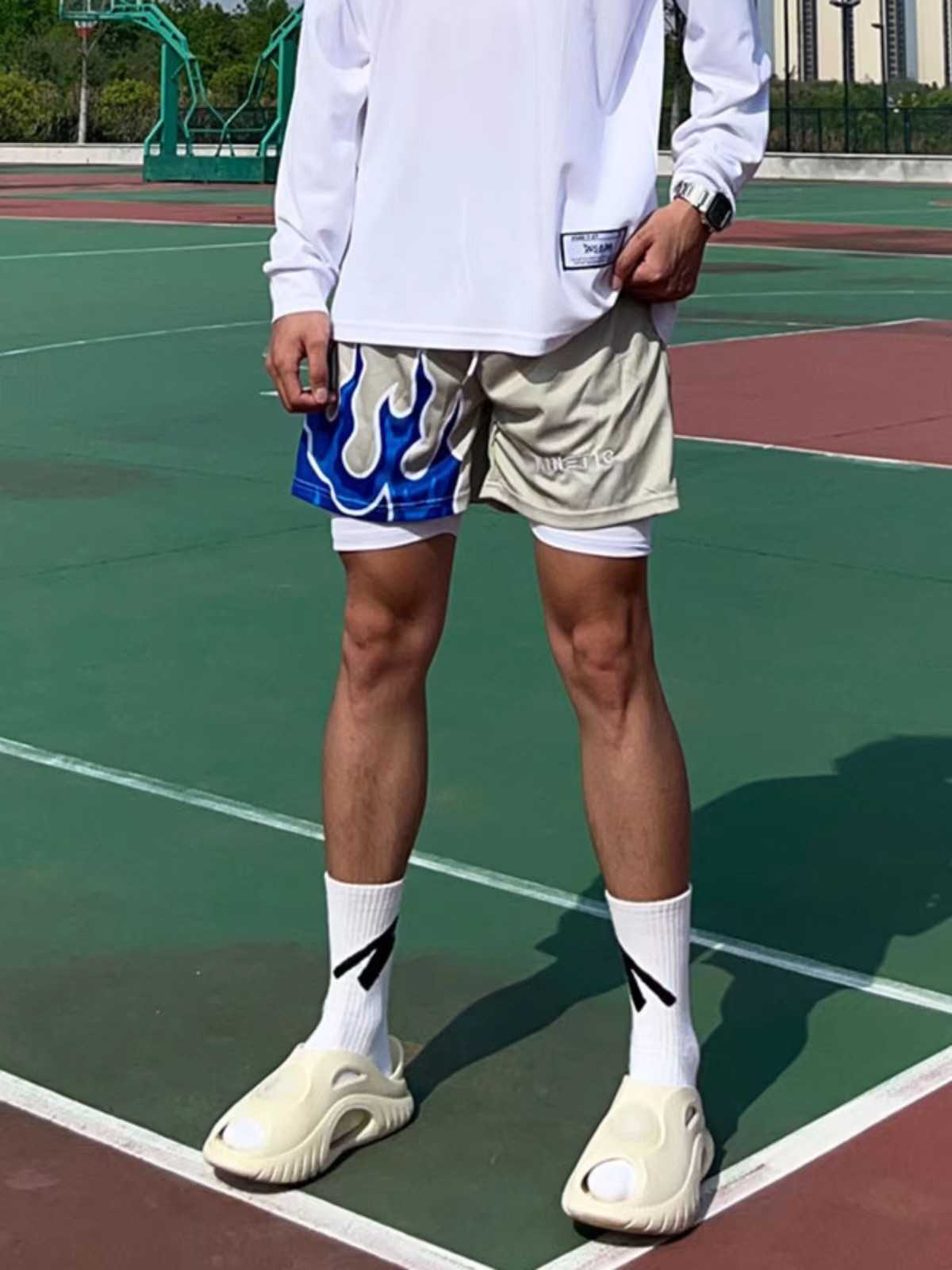 スポーツパンツ スポーツパンツ メッシュ風通し抜群ショート