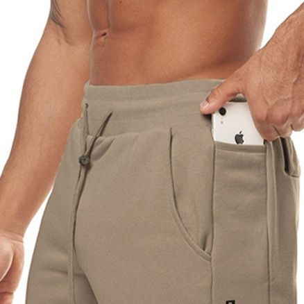 ショートスポーツパンツ 多機能ポケット付きトレーニングショートパンツ