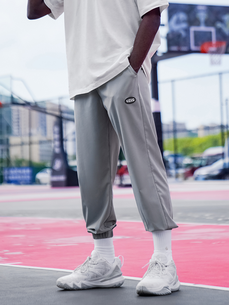 スポーツパンツ シンプル動きやすいストレッチロング
