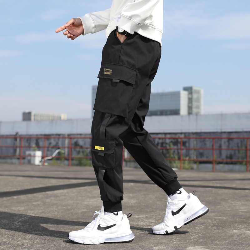 スポーツパンツ 多機能カーゴポケット付きスポーツパンツ