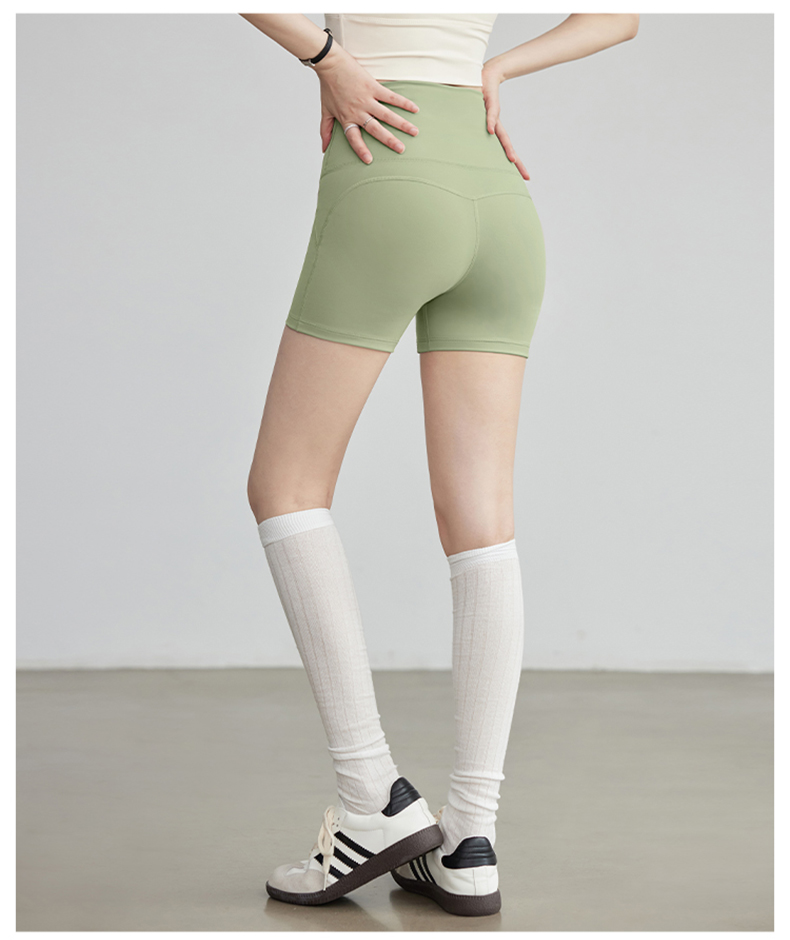 スポーツパンツ ハイウエスト美尻ショートパンツ