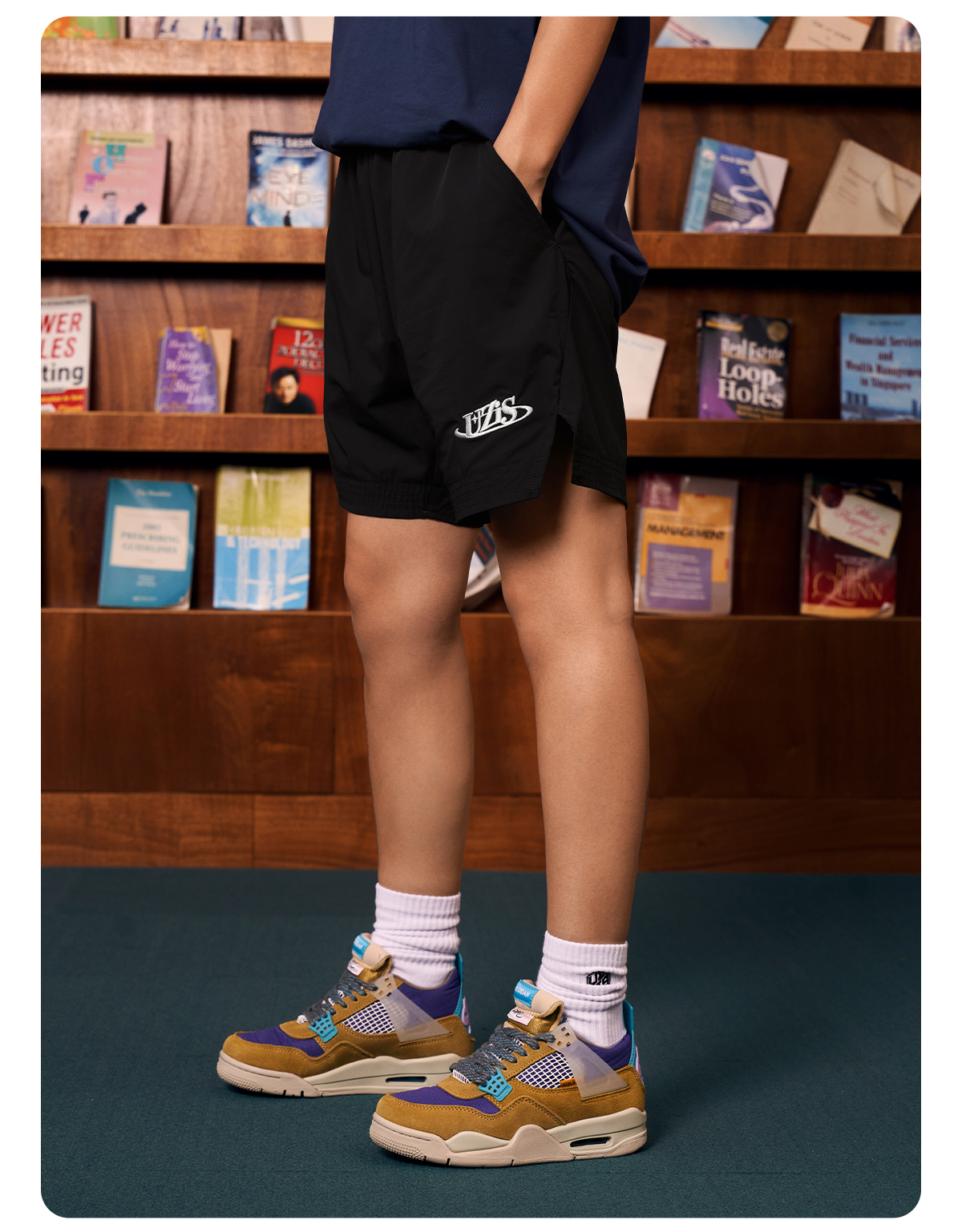 スポーツパンツ シンプル快適ショートパンツ