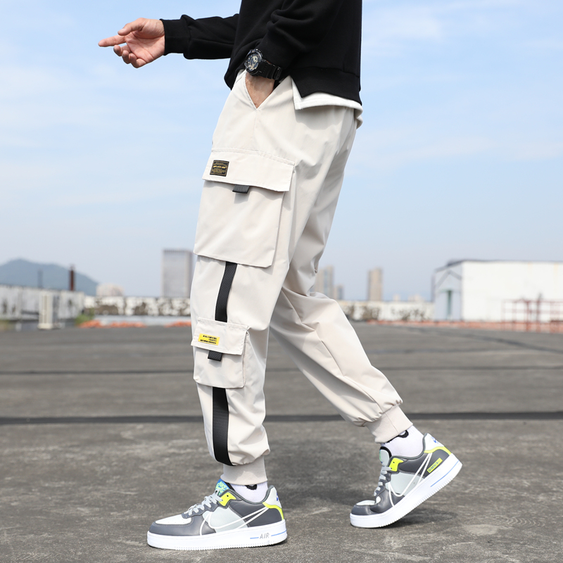 スポーツパンツ 多機能カーゴポケット付きスポーツパンツ