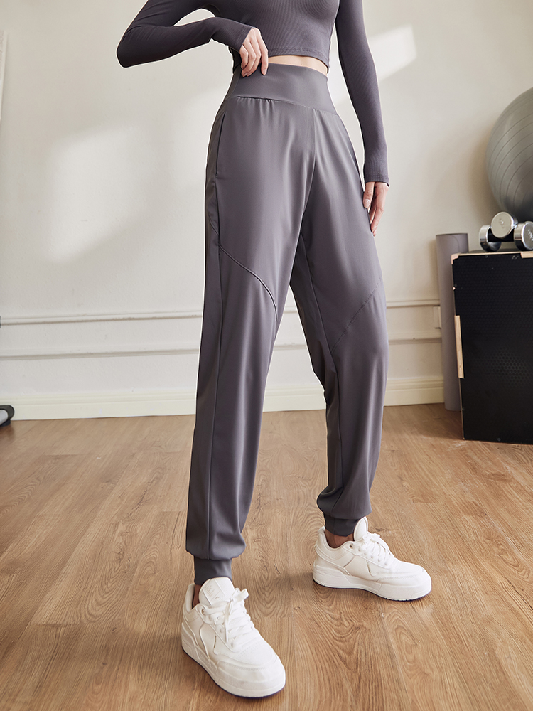 スポーツパンツ しなやかフィット 美脚ロングパンツ