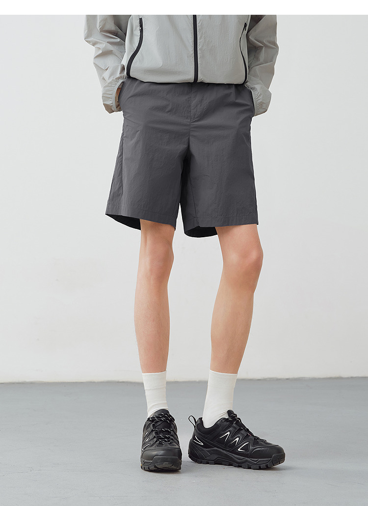 スポーツパンツ シンプル快適ハーフパンツ