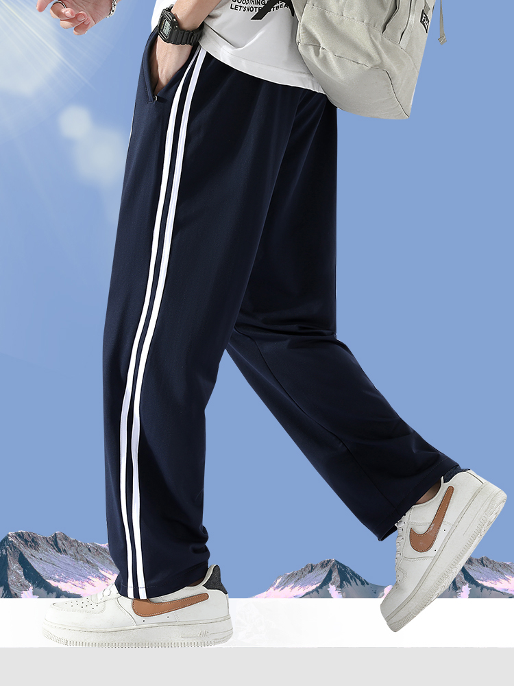 スポーツパンツ 極冷感サラサラロングパンツ