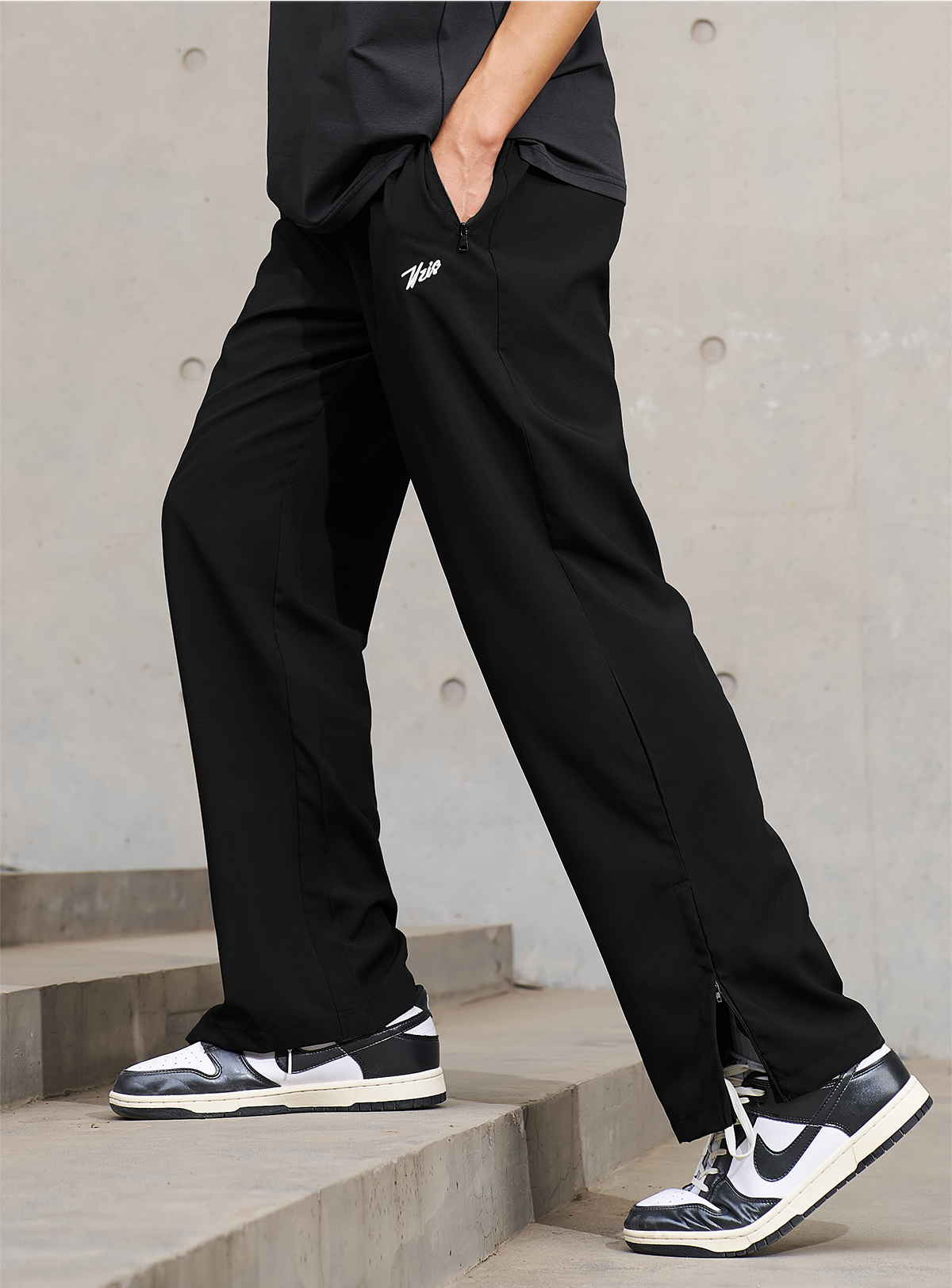 スポーツパンツ 快適動作 ストレートロングパンツ