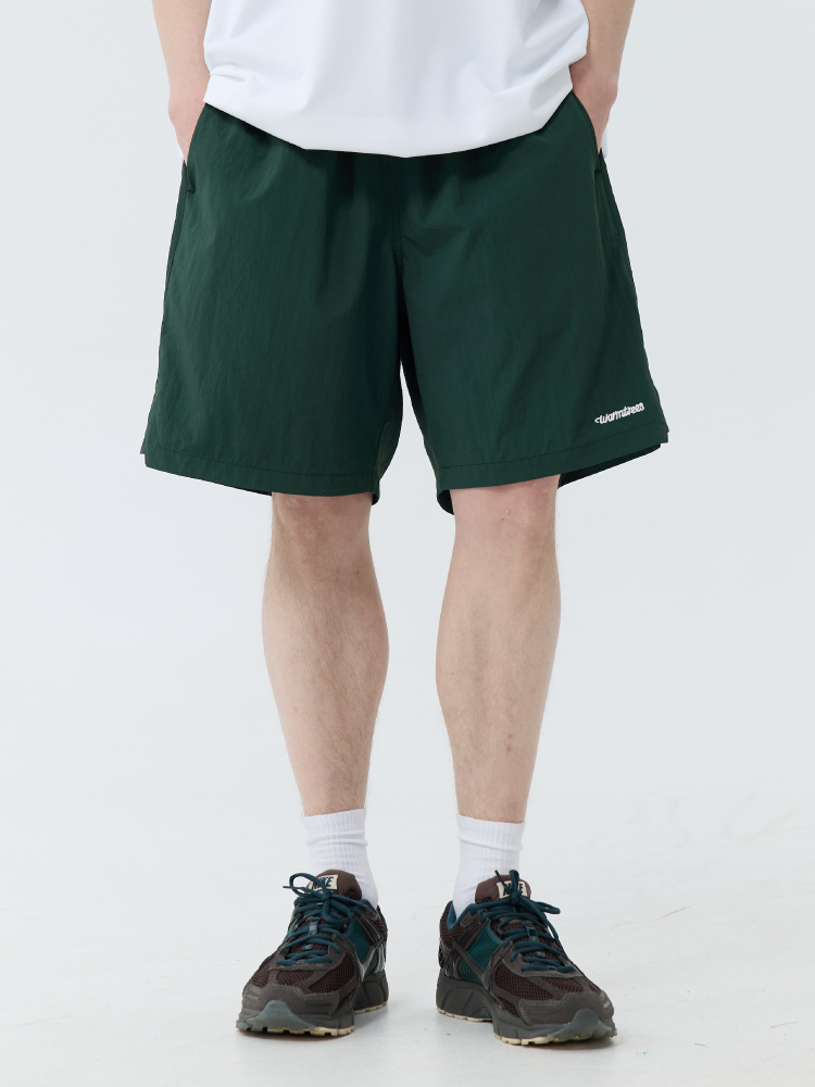 スポーツパンツ シンプル快適ハーフショート