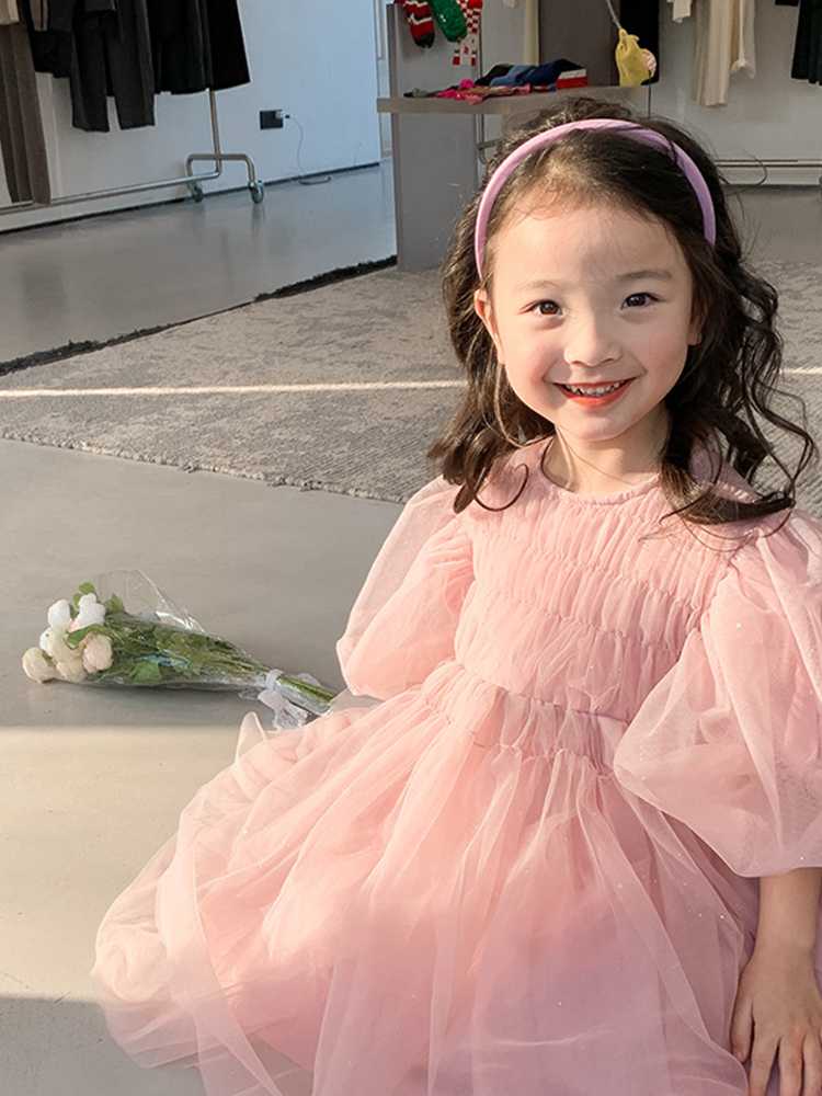 ベビードレス 90~110cm 結婚式の子供たちの中でナンバーワンの可愛さ プリンセスベビードレス