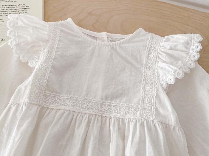 韓国風ベビードレス長袖ロンパース２点セット