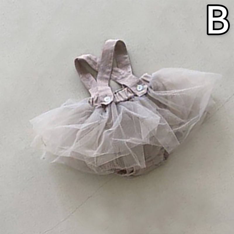 女の子用チュールレースベビードレス ジャンパースカート