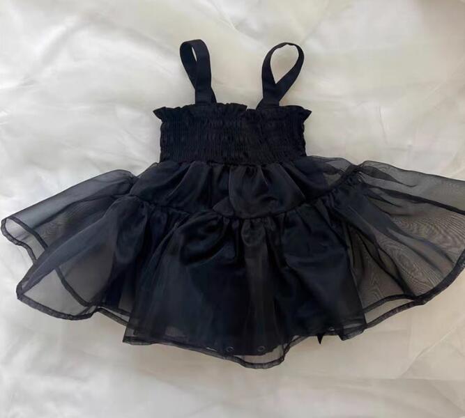 ベビードレス チュール ワンピース リボン付き 73-100