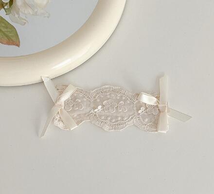 ベビードレス 新生児レースロンパースドレス カチューシャセット