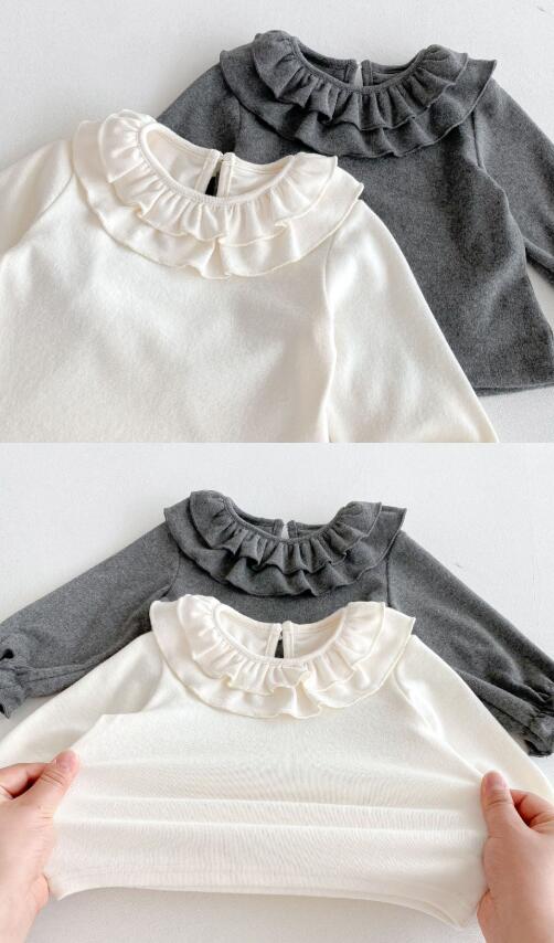 新作ベビードレス3点セット フリル襟ブラウス ジャンパースカート ブルマ 結婚式