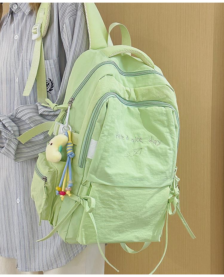 高校生 リュック 優しい刺繍メッセージ通学リュック