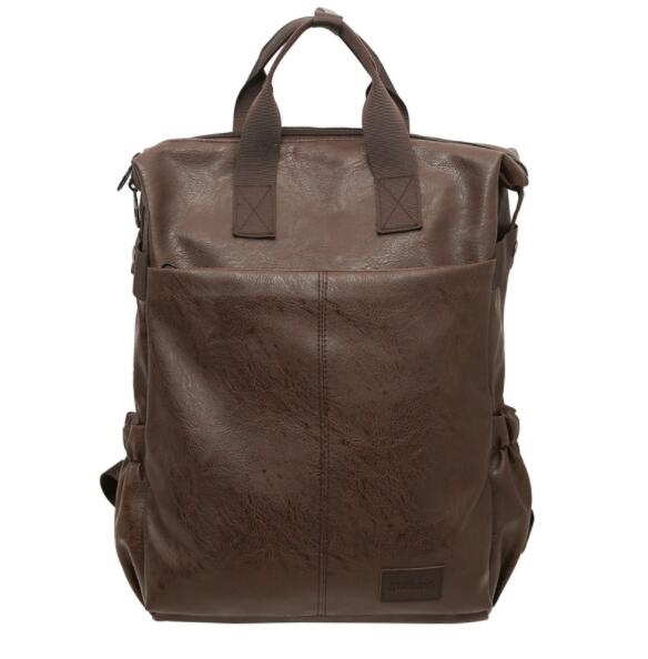 高校生 リュック 高校生向け合皮リュック 大容量通学バッグ