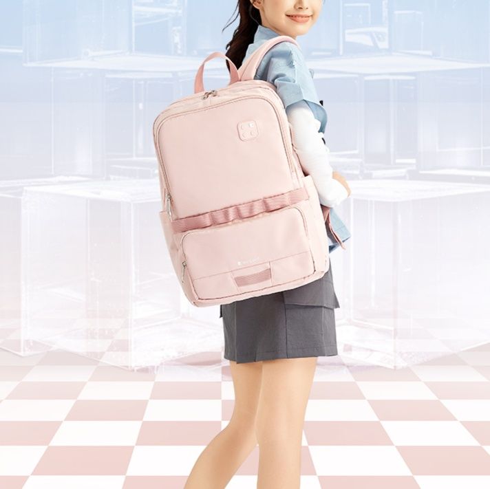 高校生 リュック 多機能スクエア型学生リュック
