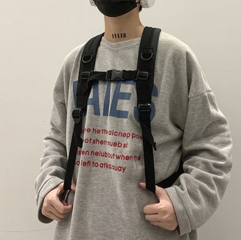高校生 リュック メッシュポケット付き多機能リュック