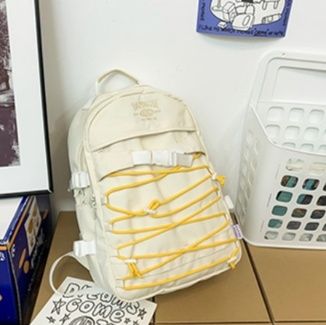 高校生 リュック ストラップ編み込み多機能リュック