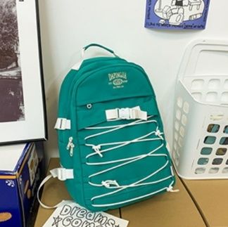 高校生 リュック ストラップ編み込み多機能リュック