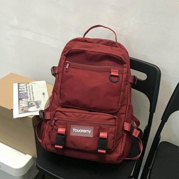 高校生 リュック メッシュポケット多機能リュック