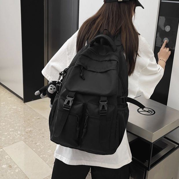 高校生 リュック 実用性重視 多機能ポケット通学リュック