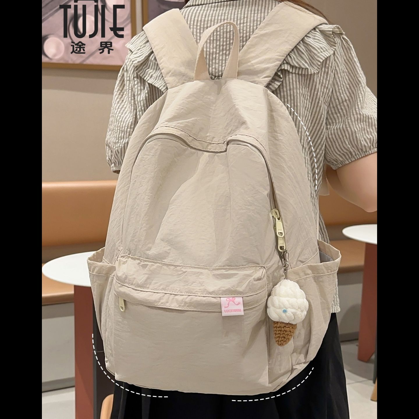 高校生 リュック やわらか素材 学生通学リュック