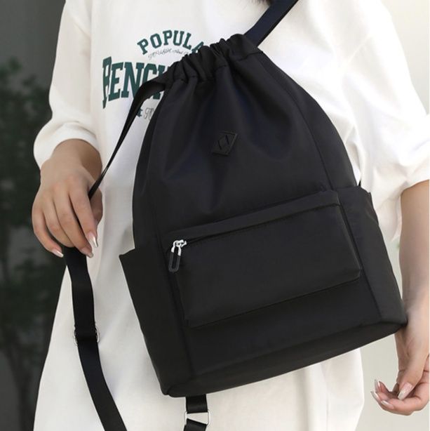 高校生 リュック 高校生向け大容量軽量多ポケットナップサック通学バッグ