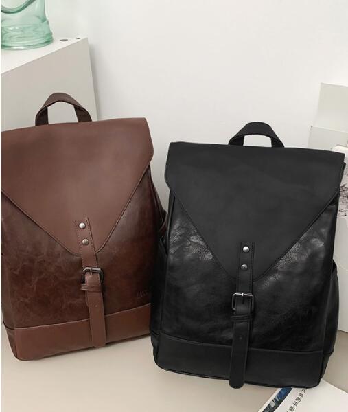 高校生 リュック 高校生向け合成皮革リュック通学バッグ