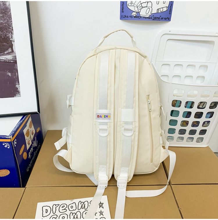 高校生 リュック ストラップ編み込み多機能リュック