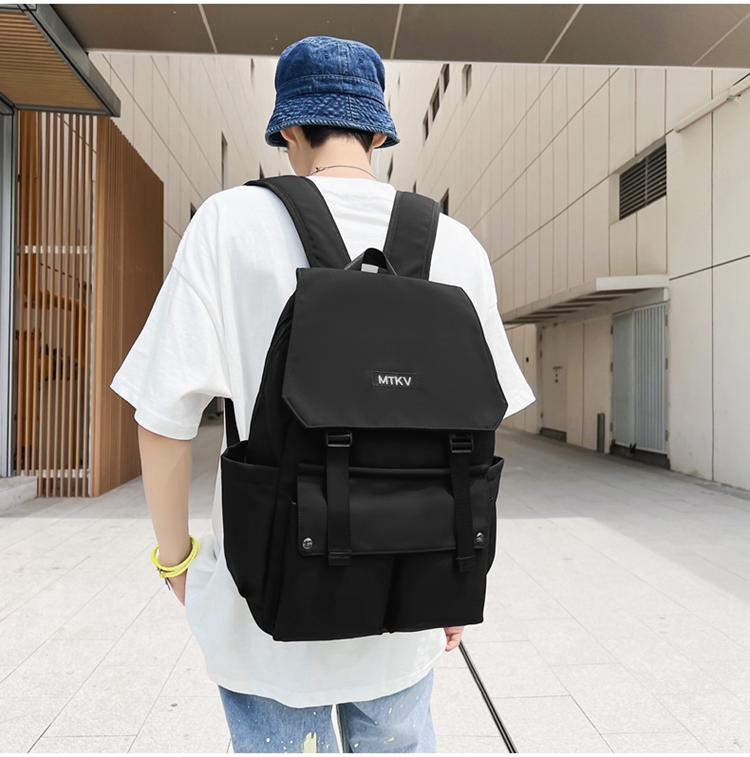 高校生 リュック スクエアフラップ 通学リュック