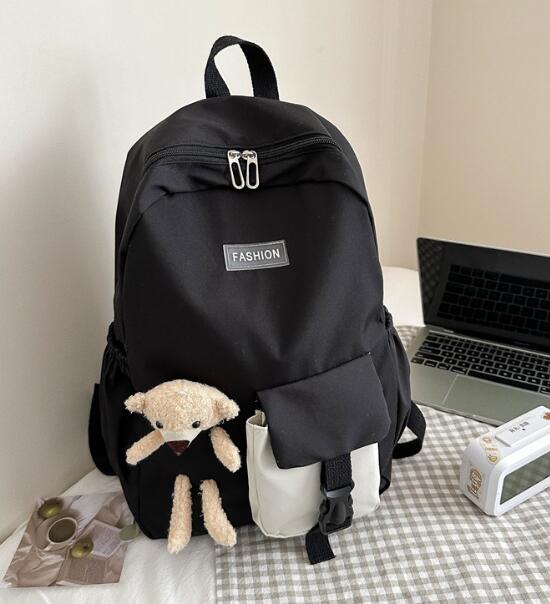 高校生 リュック 高校生向けくま付きおしゃれリュックサック