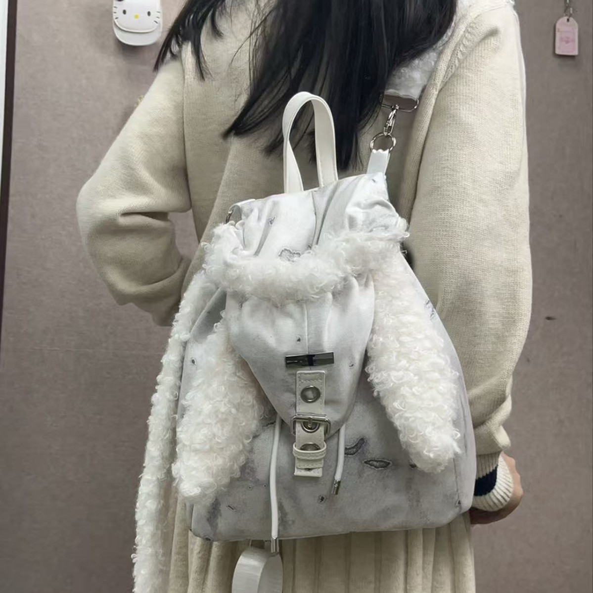 高校生 リュック 可愛い羊型リュックサック 