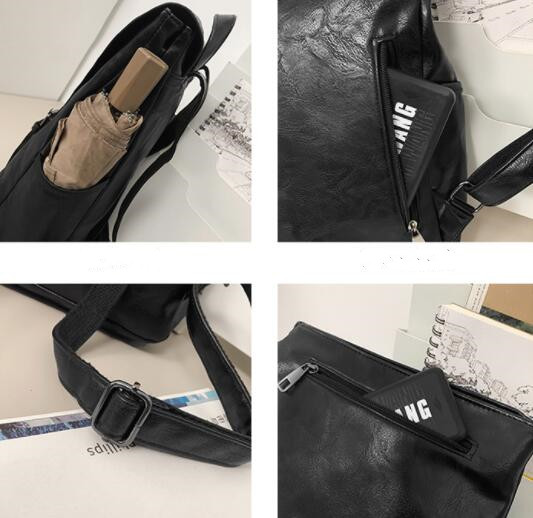 高校生 リュック 高校生向け合成皮革リュック通学バッグ