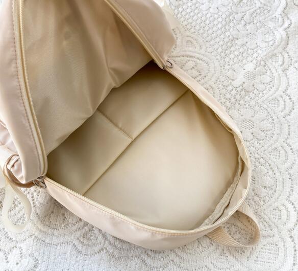 高校生 リュック 女子高生向け可愛いリボン付きリュック通学用